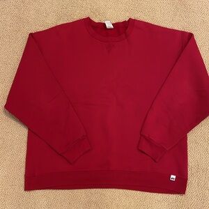 Vintage Red Cranberry Crewneck - Russell Athletic